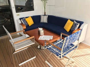 Helios sailing yacht cockpit