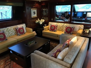 Helios sailing yacht living room